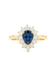 H233 ANILLO CON ZAFIRO EN ORO