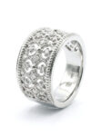 H37 ANILLO EN ORO BLANCO CON DIAMANTES