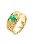 S650 ANILLO CON ESMERALDA EN ORO