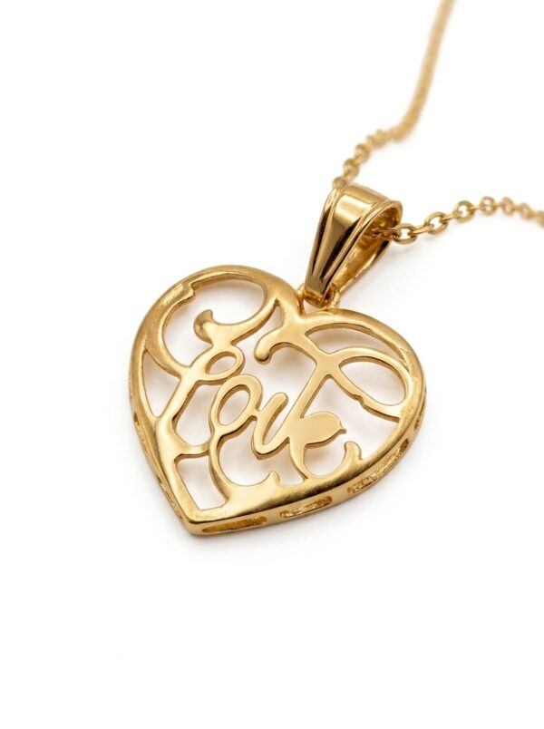 DJ172 DIJE LOVE EN ORO 18 KILATES