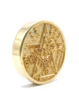 GNO003 APLIQUE PENTAGRAMA EN ORO 18 KILATES
