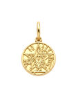 GNO011 DIJE DE PENTAGRAMA EN ORO 18 KILATES