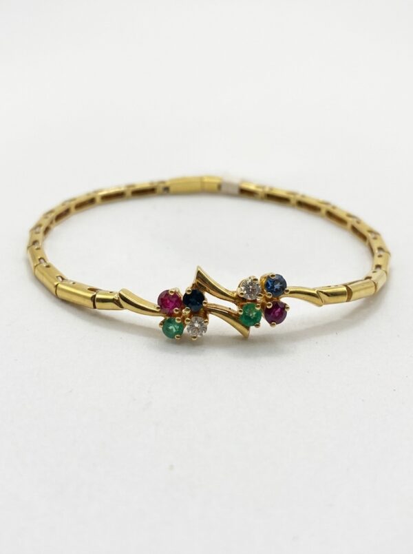 H143 1 BRAZALETE RAMO EN ORO ITALIANO