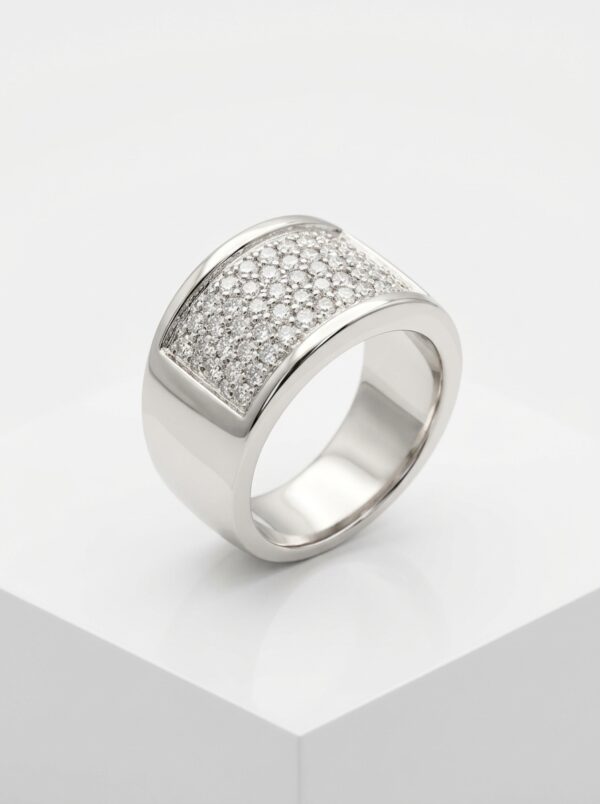 H227 ANILLO PAVÉ EN CON DIAMANTES