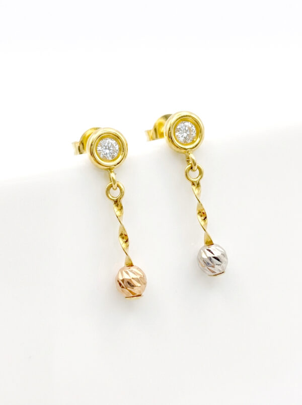 TOP002 TOPOS TRICOLOR EN ORO 18 KILATES