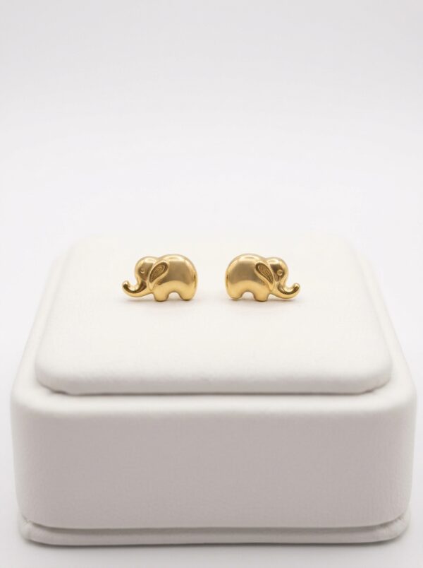 TOP024 TOPOS ELEFANTE EN ORO 18 KILATES