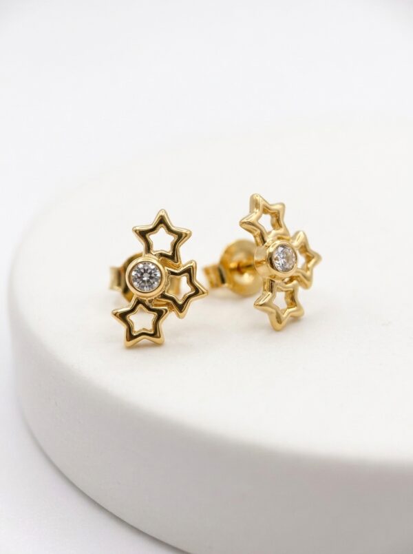 TOP028 TOPOS ESTRELLA EN ORO 18 KILATES