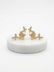 TOP031 TOPOS MARIPOSAS EN ORO 18 KILATES