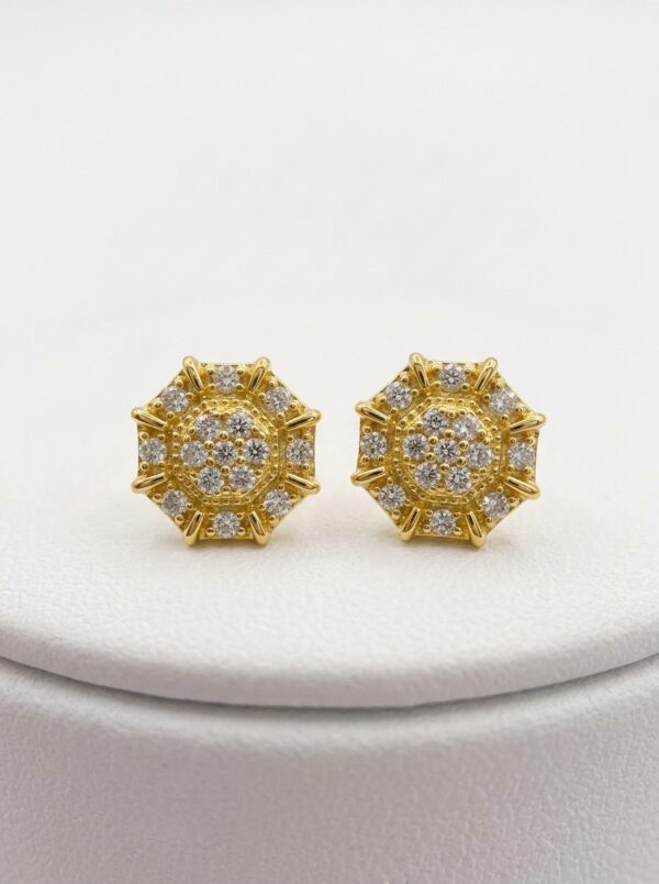 TOP039 TOPOS AZTECA EN ORO 18 KILATES
