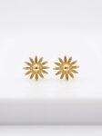 TOP054 TOPOS MARGARITA EN ORO 18 KILATES