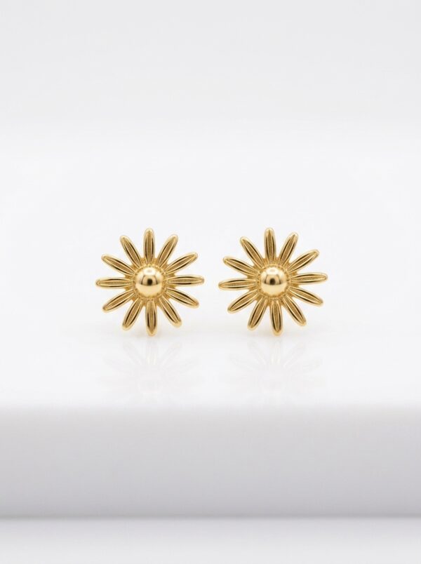 TOP054 TOPOS MARGARITA EN ORO 18 KILATES