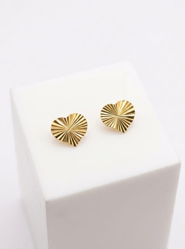 TOP055 TOPOS CORAZÓN EN ORO 18 KILATES