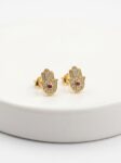 TOP062 TOPOS MANO HAMSA EN ORO 18 KILATES