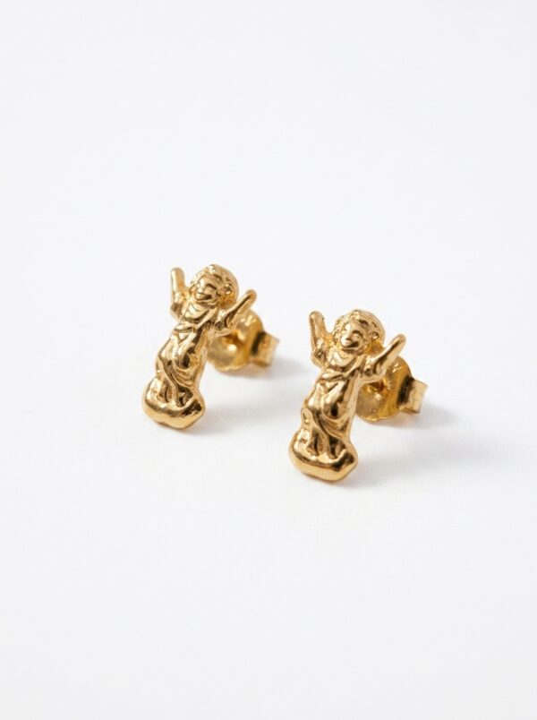 TOP067 TOPOS DIVINO NIÑO EN ORO 18 KILATES