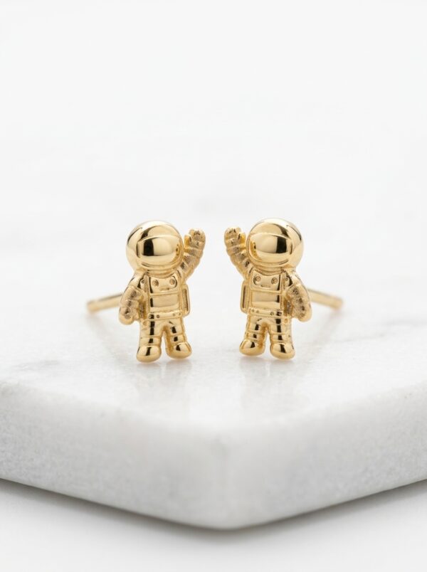 TOP072 TOPOS ASTRONAUTA EN ORO 18 KILATES