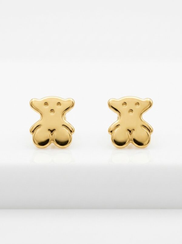 TOP077 TOPOS OSITO T EN ORO 18 KILATES