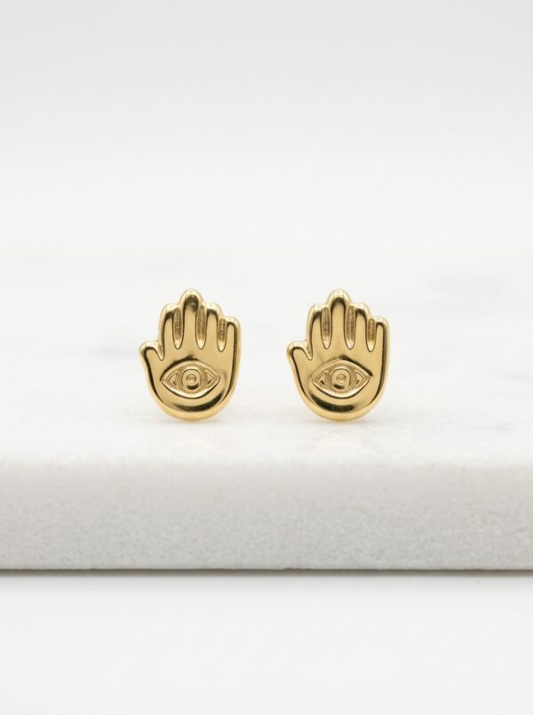 TOP080 TOPOS MANO HAMSA EN ORO 18KILATES