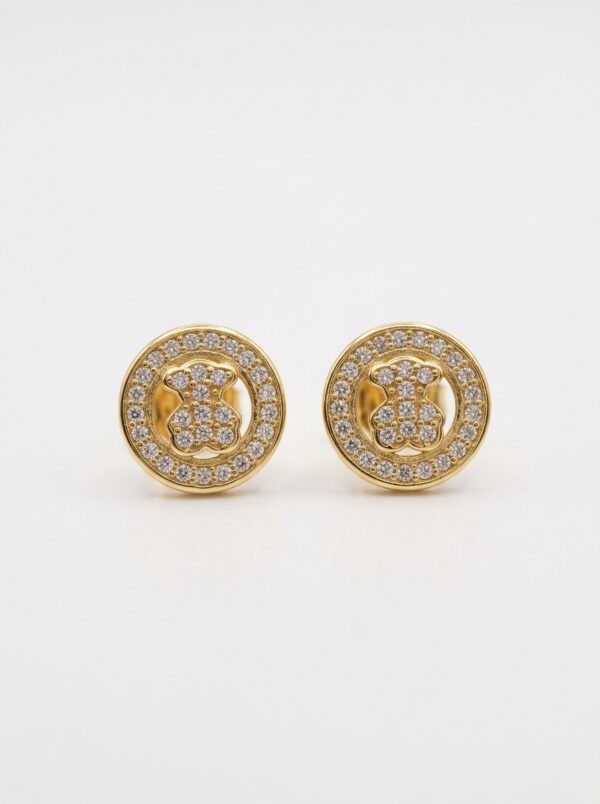 TOP087 TOPOS OSITO T EN ORO 18 KILATES