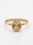 ANLA093 ANILLO LÁGRIMA EN ORO 18 KILATES