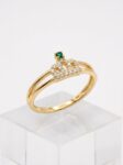ANLA109 ANILLO PRINCESA EN ORO 18 KILATES