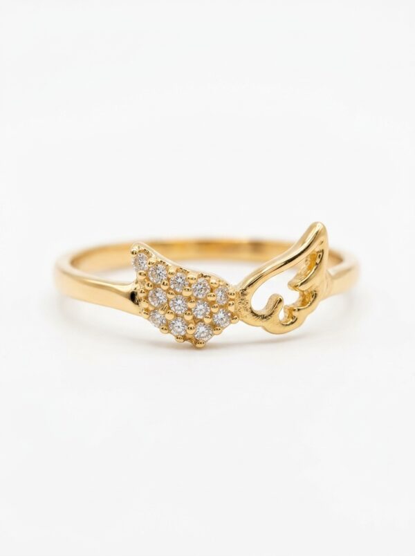 ANLA140 ANILLO WINGS EN ORO 18 KILATES