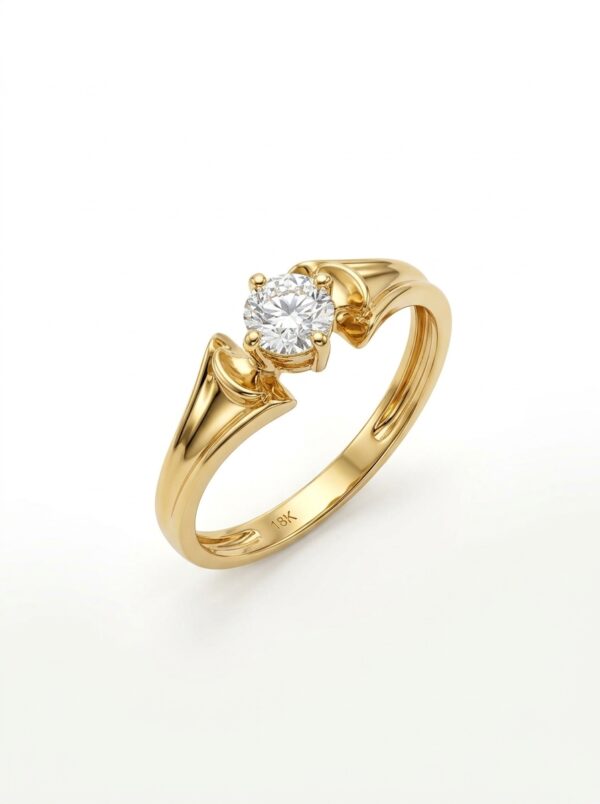 ANLA143 ANILLO SOLITARIO EN ORO 18 KILATES