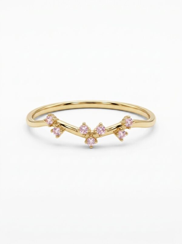 ANLA147 ANILLO TIARA EN ORO 18 KILATES