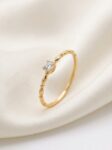ANLA160 ANILLO SOLITARIO EN ORO 18 KILATES