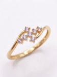 ANLA161 ANILLO CRUZ EN ORO 18 KILATES