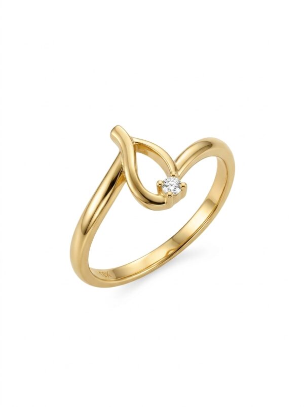 ANLA170 ANILLO NUDO EN ORO 18 KILATES
