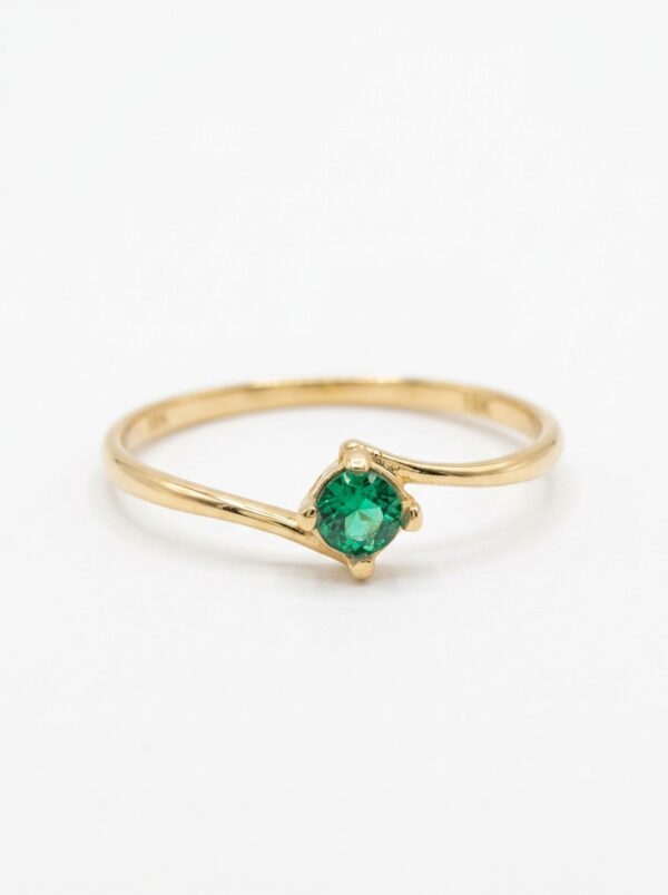 ANLA182 ANILLO SOLITARIO EN ORO 18 KILATES