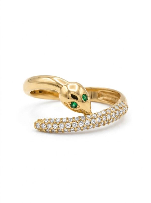 ANLA188 ANILLO SERPIENTE EN ORO 18 KILATES