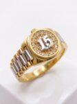 ANLA225 ANILLO RLX QUINCEAÑERA EN ORO 18 KILATES
