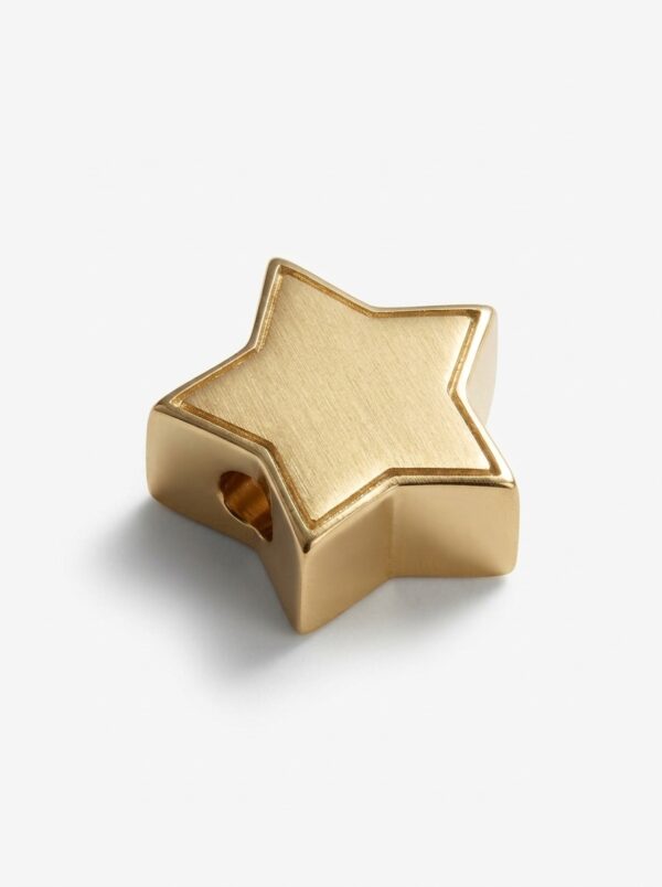 APLA034 APLIQUE ESTRELLA EN ORO 18 KILATES