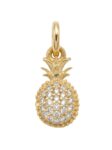 APLA038 APLIQUE PIÑA EN ORO 18 KILATES