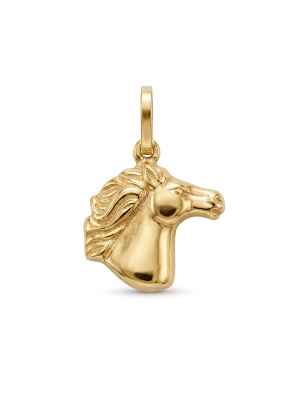 DJ183 DIJE CABALLO EN ORO ITALIANO