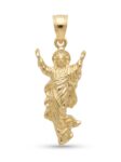 DJ209 DIJE CRISTO RESUCITADO EN ORO 18 KILATES