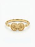 ANLA094 ANILLO INFINITO VC EN ORO 18 KILATES