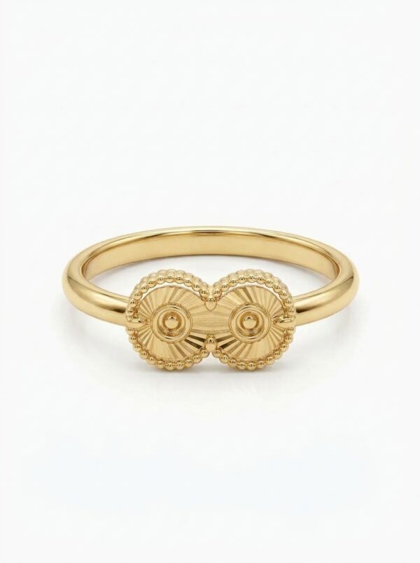 ANLA094 ANILLO INFINITO VC EN ORO 18 KILATES